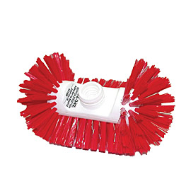 1018R Round Brush for Bins red