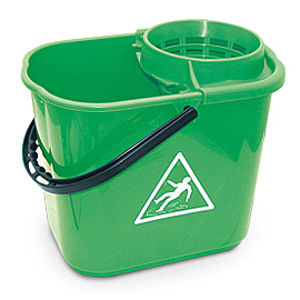 Professional Bucket with wringer 14LT GREEN