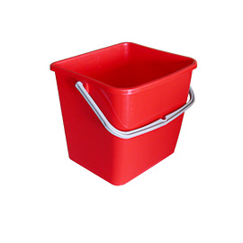 SQUARE BUCKET RED 8,8L