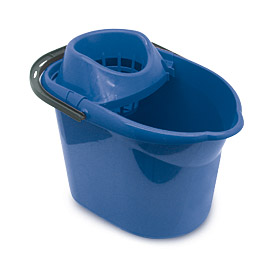 Mop bucket  Νο13 with wringer blue 13lt