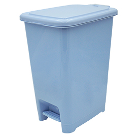 Paper Bin with Pedal and Base Bag blue 25Lt