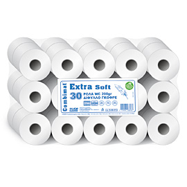 WC PAPER ROLL EXTRA EMBOSSED 2PLY 30 X 200 GR