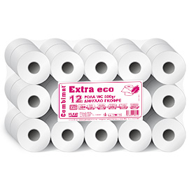 WC PAPER ROLL EXTRA ECO EMBOSSED 2PLY 30 X 200 GR