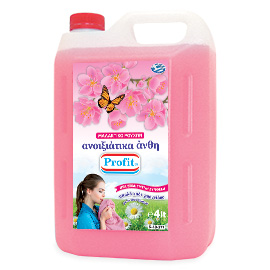 Fabric softener, pink with Spring Flowers fragrance 4L