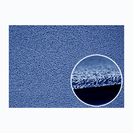 Doormat 15mm, without substrate blue Width: 122 cm